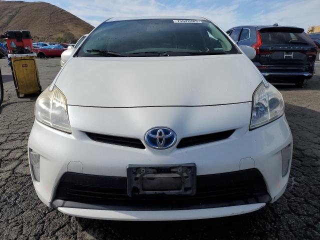 JTDKN3DU6F1899247 - 2015 TOYOTA PRIUS WHITE photo 5