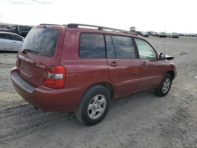 JTEGD21A370159378 - 2007 TOYOTA HIGHLANDER BURGUNDY photo 3