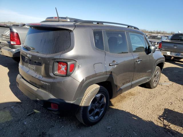 ZACCJBABXHPG63894 - 2017 JEEP RENEGADE SPORT GRAY photo 3