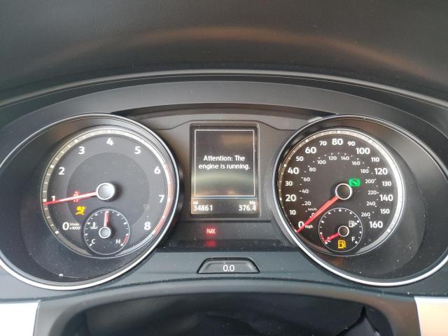 1V2HE2CA6MC215129 - 2021 VOLKSWAGEN ATLAS CROS SE GRAY photo 9