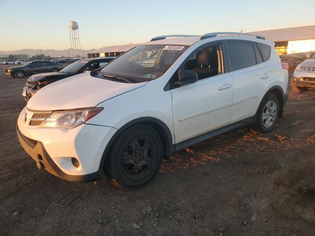 2T3BFREV8FW310580 - 2015 TOYOTA RAV4 LE WHITE photo 1