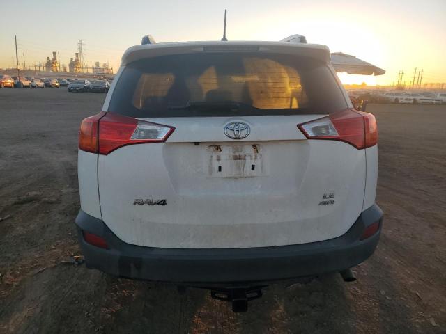 2T3BFREV8FW310580 - 2015 TOYOTA RAV4 LE WHITE photo 6