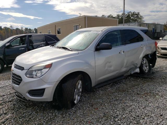 2GNALBEKXH1581726 - 2017 CHEVROLET EQUINOX LS SILVER photo 1