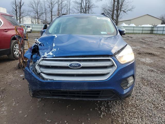 1FMCU9GD0JUC17858 - 2018 FORD ESCAPE SE BLUE photo 5