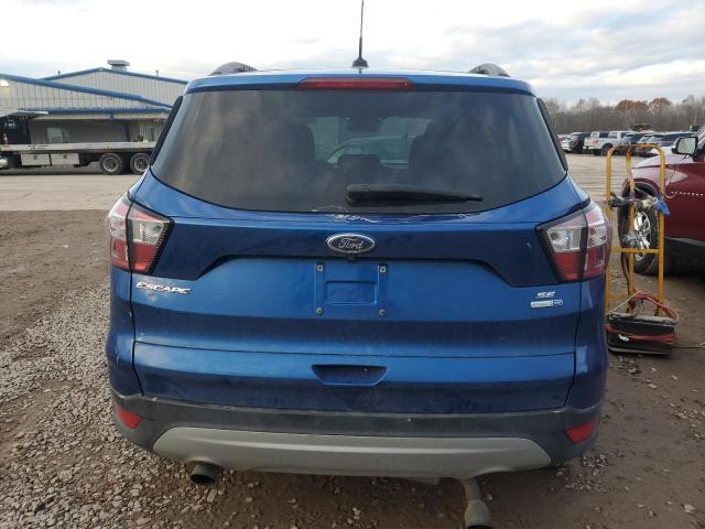 1FMCU9GD0JUC17858 - 2018 FORD ESCAPE SE BLUE photo 6