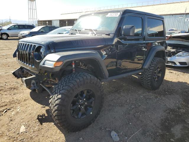 1C4HJXAG4MW746510 - 2021 JEEP WRANGLER SPORT BLACK photo 1