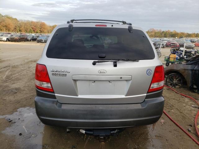 KNDJC733945202192 - 2004 KIA SORENTO EX SILVER photo 6