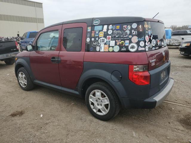 5J6YH28398L009208 - 2008 HONDA ELEMENT LX BURGUNDY photo 2