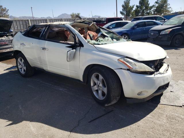 JN8AZ08W45W410909 - 2005 NISSAN MURANO SL WHITE photo 4