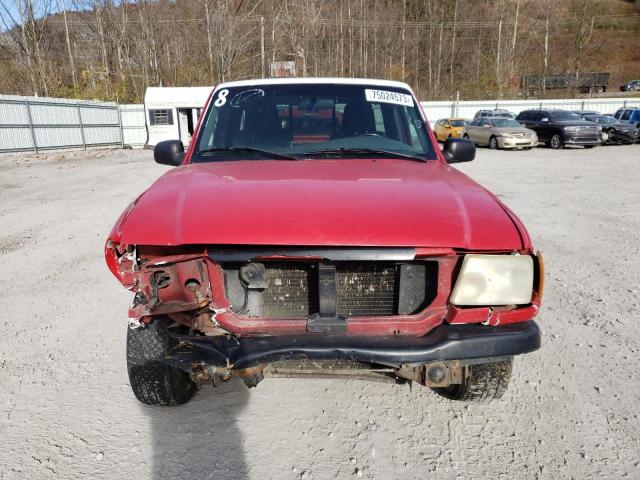 1FTYR10D65PA99617 - 2005 FORD RANGER RED photo 5