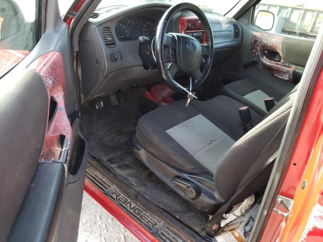 1FTYR10D65PA99617 - 2005 FORD RANGER RED photo 8