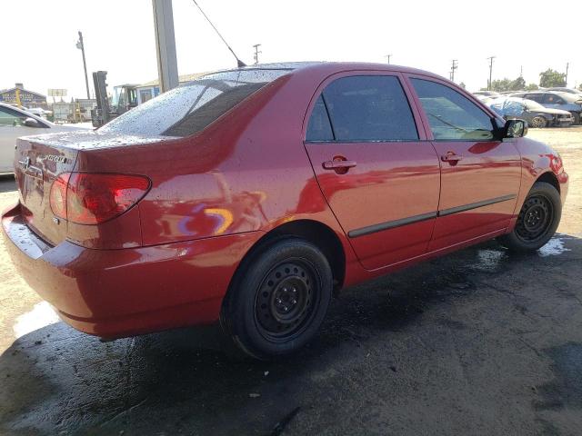 JTDBR32E670103135 - 2007 TOYOTA COROLLA CE RED photo 3