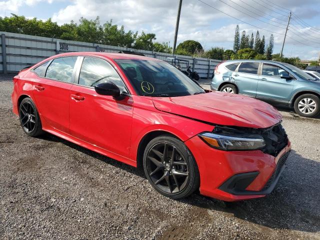 2HGFE2F54NH501987 - 2022 HONDA CIVIC SPORT 红色 照片 4