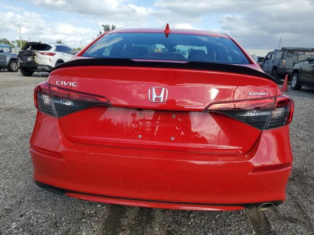 2HGFE2F54NH501987 - 2022 HONDA CIVIC SPORT 红色 照片 6