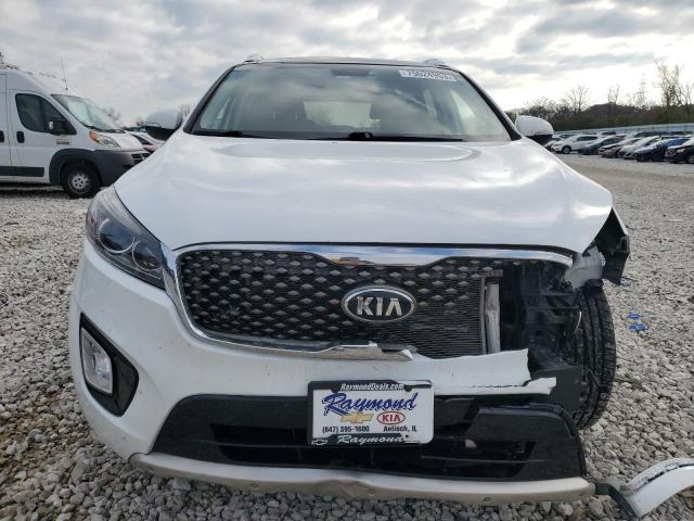 5XYPKDA57JG359819 - 2018 KIA SORENTO SX WHITE photo 5