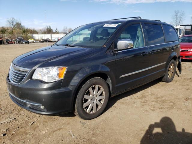 2A4RR8DG3BR681891 - 2011 CHRYSLER TOWN & COU TOURING L GRAY photo 1