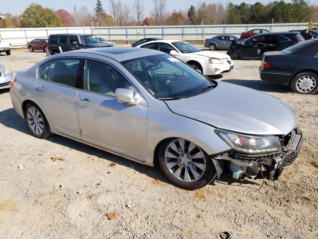 1HGCR3F85EA038747 - 2014 HONDA ACCORD EXL SILVER photo 4