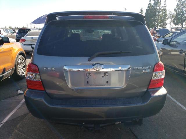 JTEDW21A160014576 - 2006 FORD EXPLORER HYBRID GRAY photo 6