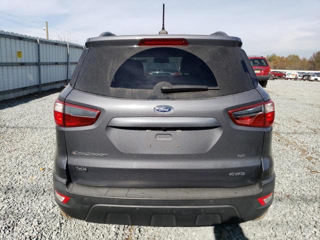 MAJ6S3GL5KC284318 - 2019 FORD ECOSPORT SE GRAY photo 6