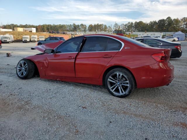 WBA8E1C56JA756281 - 2018 BMW 330E RED photo 2