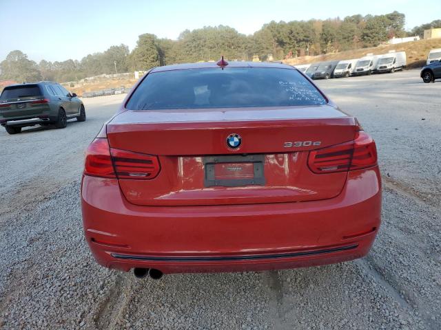 WBA8E1C56JA756281 - 2018 BMW 330E RED photo 6