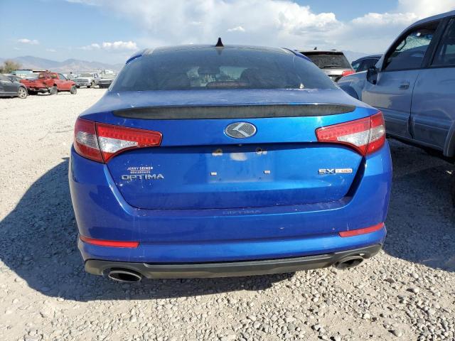 5XXGR4A63DG104078 - 2013 KIA OPTIMA SX BLUE photo 6