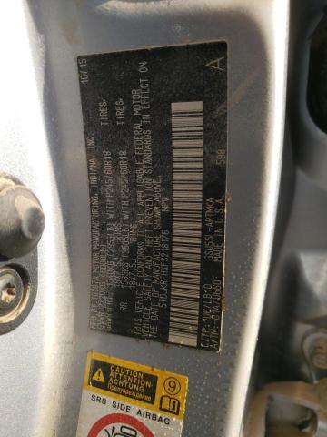 5TDJKRFHXFS218176 - 2015 TOYOTA HIGHLANDER XLE SILVER photo 12