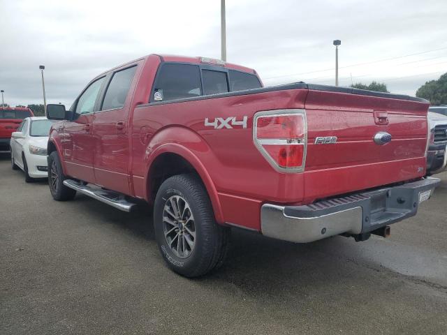 1FTFW1EV1AFD62940 - 2010 FORD F150 SUPERCREW RED photo 2