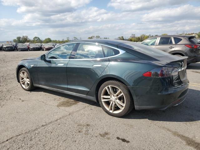 5YJSA1H18EFP52336 - 2014 TESLA MODEL S 绿色 照片 2