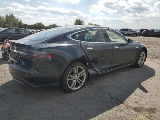 5YJSA1H18EFP52336 - 2014 TESLA MODEL S GREEN photo 3