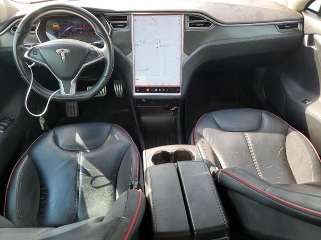 5YJSA1H18EFP52336 - 2014 TESLA MODEL S 绿色 照片 8
