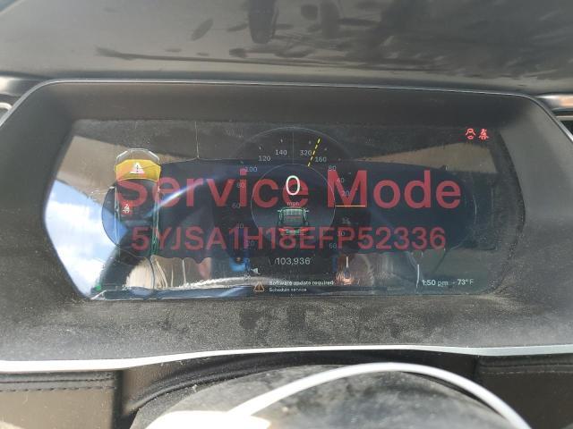 5YJSA1H18EFP52336 - 2014 TESLA MODEL S 绿色 照片 9