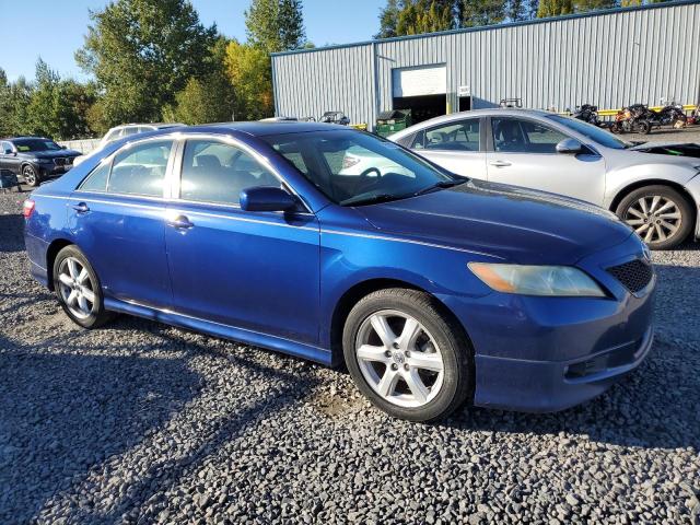 4T1BE46K17U026826 - 2007 TOYOTA CAMRY CE BLUE photo 4