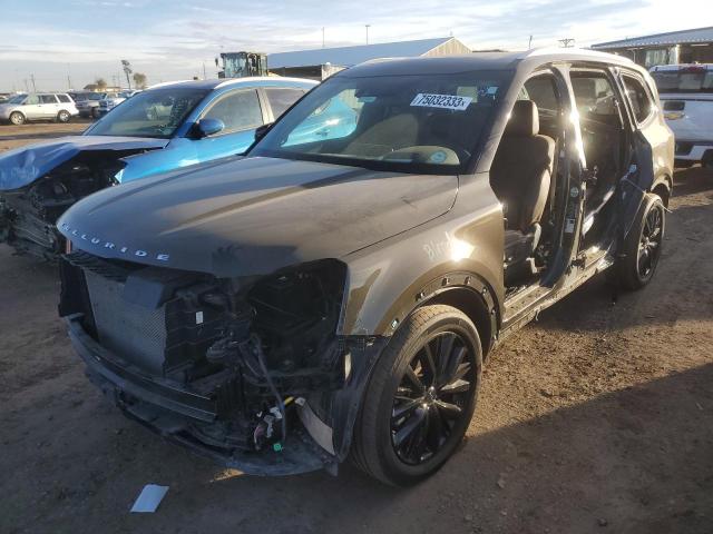 5XYP5DHC7NG230707 - 2022 KIA TELLURIDE SX GRAY photo 1