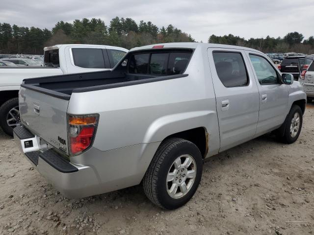 2HJYK16537H524945 - 2007 HONDA RIDGELINE RTL SILVER photo 3