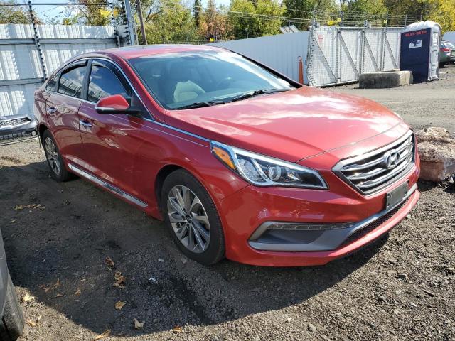 5NPE34AF1HH488011 - 2017 HYUNDAI SONATA SPORT RED photo 4