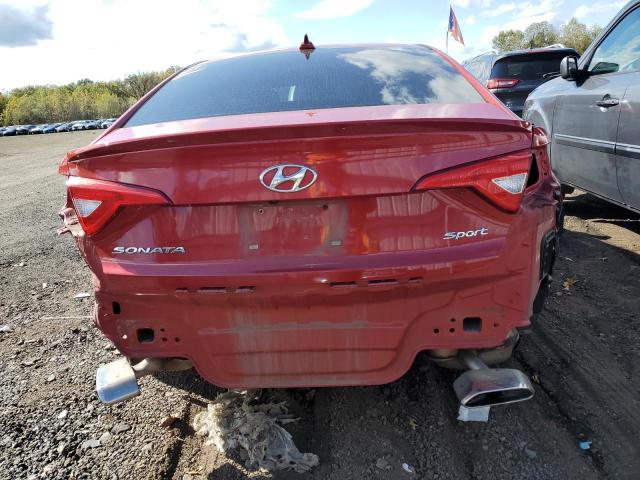 5NPE34AF1HH488011 - 2017 HYUNDAI SONATA SPORT RED photo 6