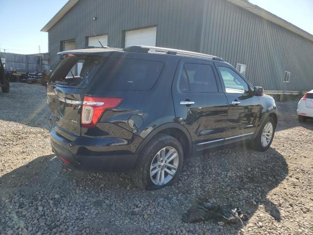 1FM5K8D88EGA20229 - 2014 FORD EXPLORER XLT BLACK photo 3