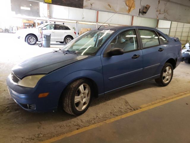 1FAFP34N65W199787 - 2005 FORD FOCUS ZX4 BLUE photo 1