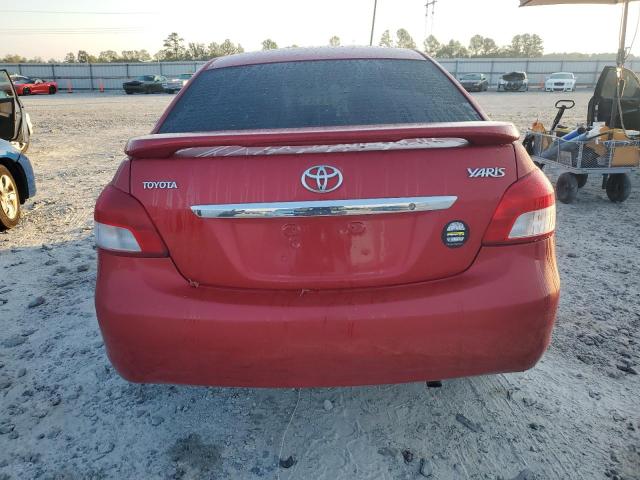 JTDBT923981274511 - 2008 TOYOTA YARIS RED photo 6