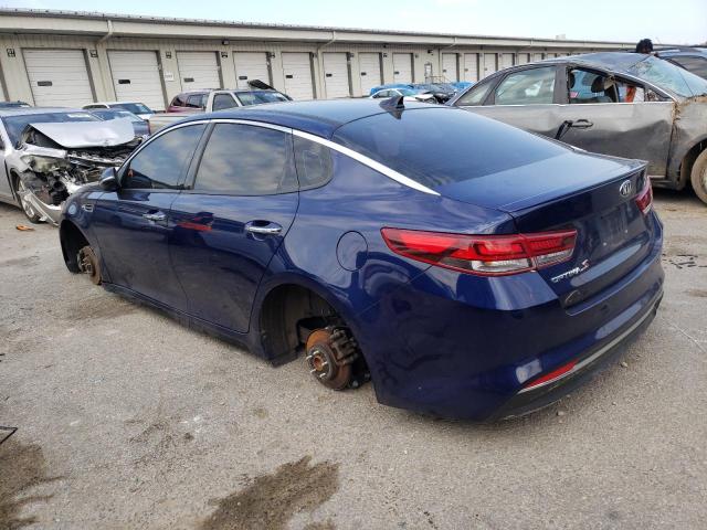 5XXGT4L37JG253089 - 2018 KIA OPTIMA LX BLUE photo 2