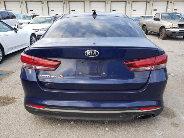 5XXGT4L37JG253089 - 2018 KIA OPTIMA LX BLUE photo 6