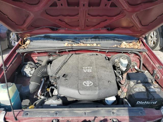 5TEJU62N35Z103733 - 2005 TOYOTA TACOMA DOUBLE CAB PRERUNNER MAROON photo 11