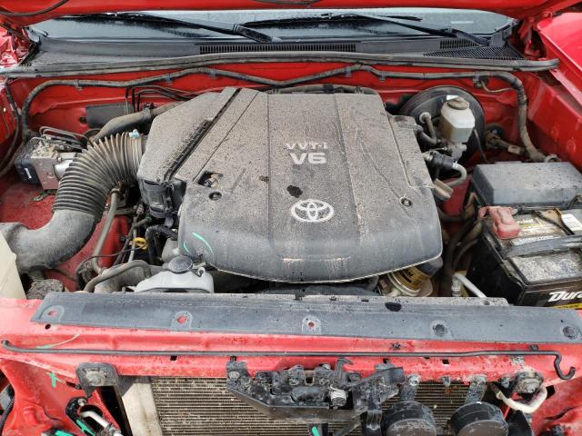 3TMJU62N18M054341 - 2008 TOYOTA TACOMA DOUBLE CAB PRERUNNER RED photo 11