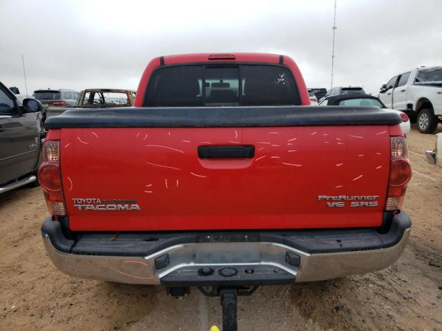 3TMJU62N18M054341 - 2008 TOYOTA TACOMA DOUBLE CAB PRERUNNER RED photo 6