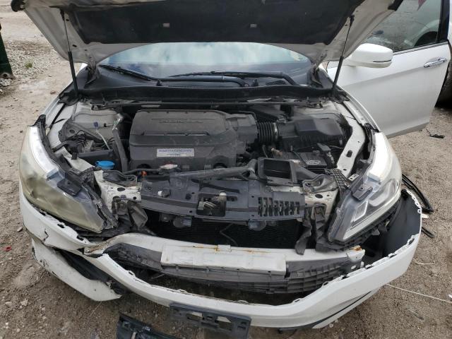 1HGCR3F85GA001331 - 2016 HONDA ACCORD EXL WHITE photo 11