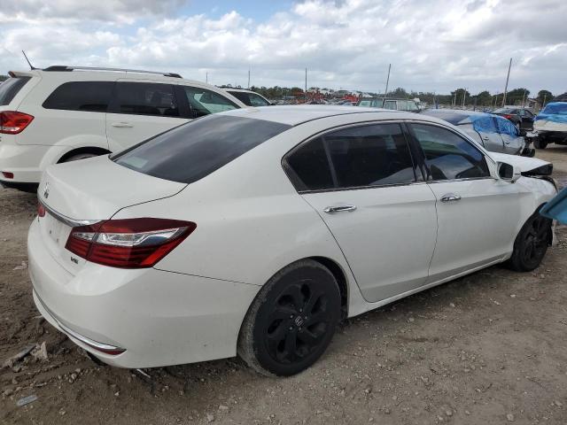 1HGCR3F85GA001331 - 2016 HONDA ACCORD EXL WHITE photo 3