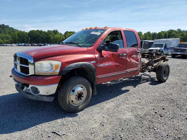 3D7MX48D76G223383 - 2006 DODGE RAM 3500 ST RED photo 1