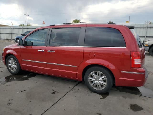 2A8HR64X38R648350 - 2008 CHRYSLER TOWN & COU LIMITED BURGUNDY photo 2