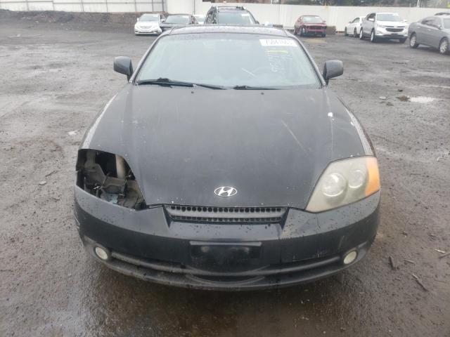 KMHHM65DX4U112370 - 2004 HYUNDAI TIBURON BLACK photo 5